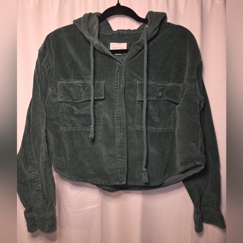 Dark Green Corduroy Jacket